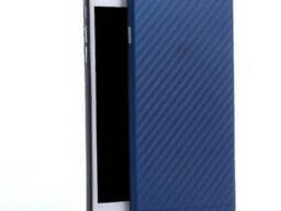 Ультратонкий пластиковый чехол Carbon iPhone 7/8 blue