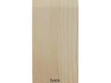 УМБ портативное зарядное 8000 мАч Hoco J5 Wooden Pear-wood, светло-коричневое - фото 1