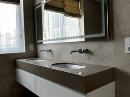 Умивальники з використанням штучного каменю