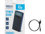 Универсальная мобильная батарея Brevia 20000mAh 45W Li-Pol, LCD - фото 3