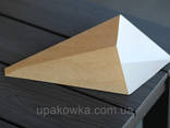 Упаковка для картошки фри с соусницей