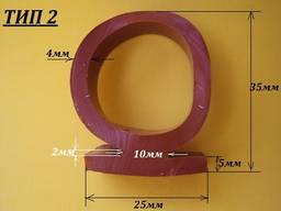 Уплотнитель дверей лесосушильных камер 25Х35 мм