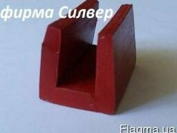Пищевой П-образный силиконовый уплотнитель