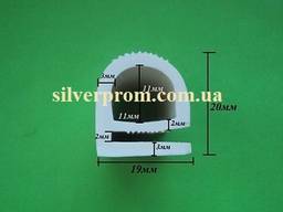 Уплотнитель термостойкий для печей, е-профиль 19х20мм, kuppersbusch, bourgeois, fagor