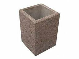 Урна Четырехгранная 400х400х630.