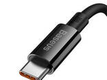 USB кабель с разъемом Type-C Baseus Superior Series Fast Charging Data (1,5m, 100W, 6A. .. - фото 1