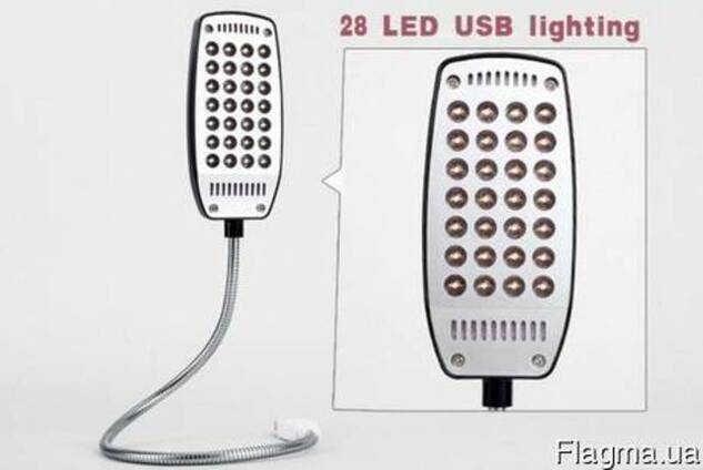 USB лампа подсветка для ноутбука 28 LED