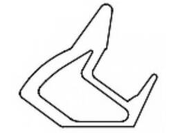 Ущільнювач дверний Krone (515008058)