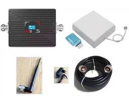 Усилитель мобильного сигнала двухдиапазонный OUIO73-2068-GD 900/1800 MГц c внешней. ..