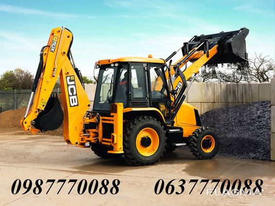 Аренда экскаватора – погрузчика JCB 3cx, TEREX гидромолот