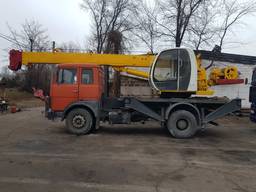 Услуги (аренда) автокрана в Запорожье 10-14 тонн, стрела 14м НЕДОРОГО, можно с НДС.
