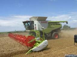 Услуги аренда комбайна уборка урожая сои кукурузы подсолнечн