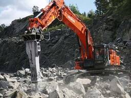 Послуги эксковатора с гидромолотом