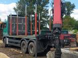 Услуги лесовоза с манипулятором MAN TGS (разгрузка/загрузка) - фото 2
