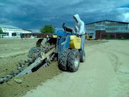 Услуги траншеекопателя