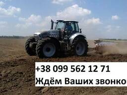 Услуги вспашки дисковки культивации глуб