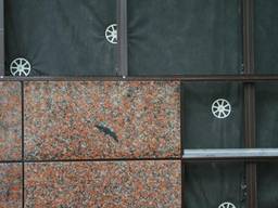 Устройство (монтаж) вентилируемого фасада из керамогранита