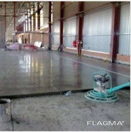 Устройство промышленных полов (топпинг)