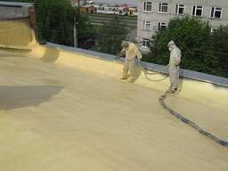 Утеплення дахів, покрівель пінополіуретаном