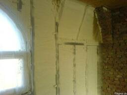 Утепление стен напылением пенополиуретана