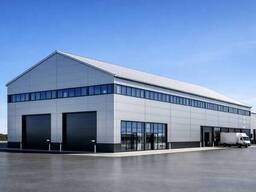 Утеплений каркасний ангар під ключ 36х96х15 м (3456 м²)