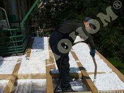 Утеплення дахів заливним пінопластом екоізол