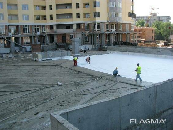 Утеплення фундаментної плити наливним пінобетоном