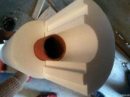 Утеплитель для труб диаметром 108мм толщиной 100мм пл 35