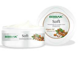 Увлажняющий крем Bebak Soft для лица и тела с аргановым маслом, 300 мл