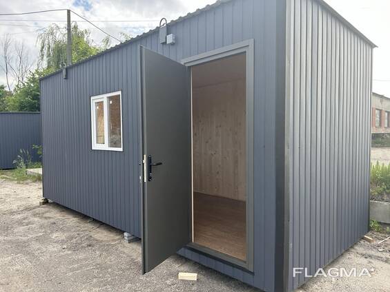 Вагончик Побутівка розмір 2.40х6.00м. на металевому каркасі.