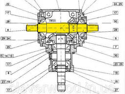 Вал центрального редуктора UNIA | MB 28.25-30.01