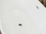 Ванна отдельностоящая Brone Bianco White акриловая 160*80*58cm