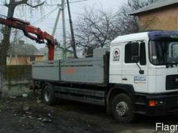 Вантажні перевезення, автопослуги крана-маніпулятора
