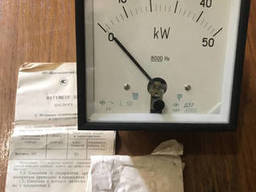 Ваттметр Д37 (Д-37, Д 37) 50кВт, 500/100В, 100/5, 8000Гц