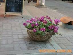 Вазоны уличные садовые, цветники бетонные, клумбы для цветов