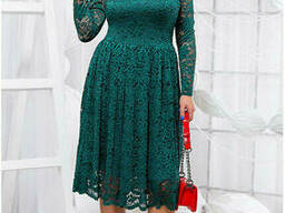 Вечернее гипюровое платье (48-54) , доставка по Украине