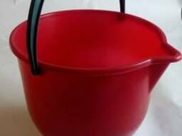 Ведро 12 литров пластиковое круглое