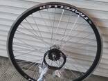 Вело колесо заднее 20 24 26 28 29 дюймов на планетарной втулке Shimano спица 3мм - фото 1
