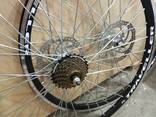 Вело колёса комплект 20 24 26 28 дюймов на усиленной спице 3мм под диск - фото 2