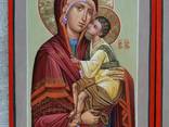Венчальная пара икон Богородицы и Иисуса Христа. Иконы венчальные. - фото 3
