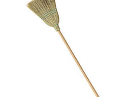 Веник сорго с держаком (общая длина 128 см)