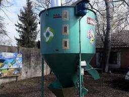 Смесители вертикальные шнековые 4000 литров. 4кВт