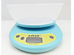 Весы кухонные электронные с чашей до 5 кг A-Plus SC-1656