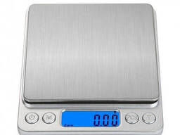 Весы ювелирные электронные Domotec MS-1729A с 2-мя чашами 3000 грамм, Точные весы для...