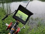 Відеокамера для риболовлі: яскравий монітор, кабель 15 м, 220° огляд, ІЧ-підсвітка - фото 4