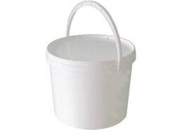Відро харчове з кришкою 10 л Біле