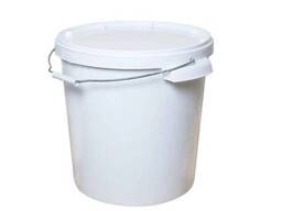 Відро харчове з кришкою 20 л біле