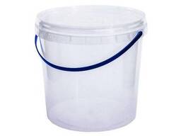 Відро харчове з кришкою прозоре 3 л