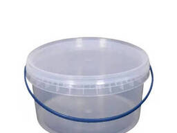 Відро пластикове 3л для консервації, прозоре