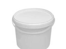 Відро пластикове 5л для консервації, біле